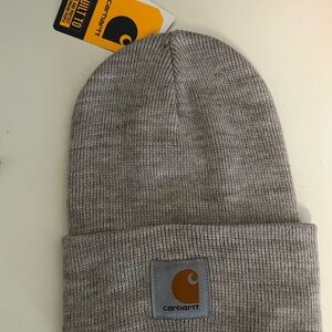 Carhartt Gray Cuffed Knit Beanie